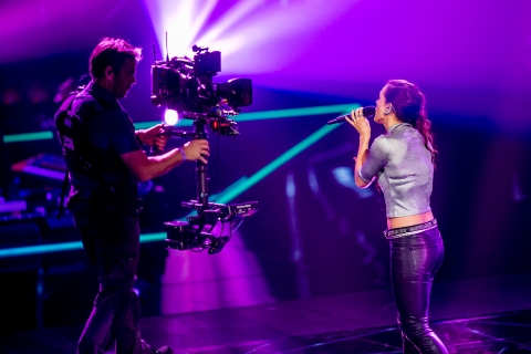 This is a shot from The Voice of Holland.