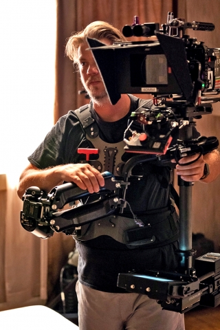 Peter Barta, Steadicam operator - Shooting of Long Story Short in Sydney, 2019