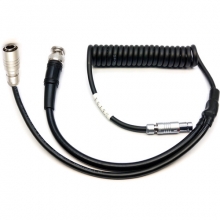 Transvideo 4-Pin Fischer to 4-Pin Hirose & BNC Breakout Cable